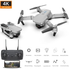 E88 4K Hd Çift Kameralı Drone App Kontrol Wifi Li Katlanabilir