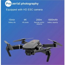 E88 4K Hd Çift Kameralı Drone App Kontrol Wifi Li Katlanabilir