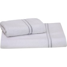 Sentiments Fortuna Banyo Havlusu 90 x 150  cm  Beyaz- Gri