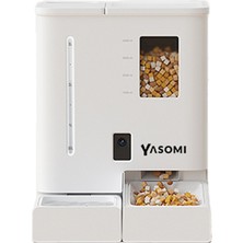 Yasomi DU-F03V Smartpaw+ 2si1 Arada 4l/5l Kapasiteli Pilli/Kablolu Akıllı Otomatik Mama ve Su Kabı