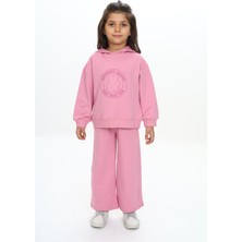 Toontoy Kız Çocuk Baskılı Eşofman Takım