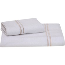 Sentiments Fortuna Banyo Havlusu 90 x 150  cm  Beyaz- Vizon