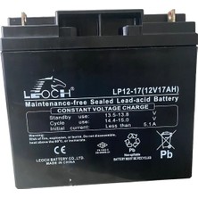 LEOCH 12V 17AH KURU TİP AKÜ
