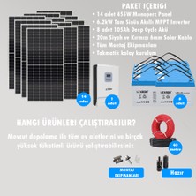 Cks Enerjı 6.2 Kw Hazır Solar Bağ Evi Paketi Kolay Kurulum - Maksimum Paket