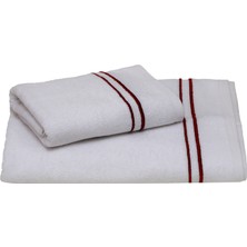 Sentiments Fortuna El Havlusu 50 x 90  cm  Beyaz- Bordo
