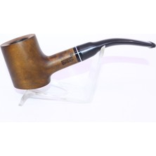 Pipsan Poker Siyah Bilezik 9mm Filtreli Çift Ağızlıklı Pipo - Yeşil