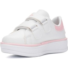 Nstil Günlük Erkek Kız  Çocuk Sneaker Cırtlı Dikiş Detaylı Kalın Tabanlı Rahat Hafif Spor Ayakkabı 525PF