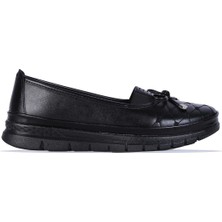 Ayakcenter 144 Ayzen Siyah Kadın Günlük Babet