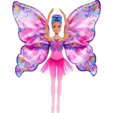 Barbie HXJ10 Barbie Kelebek Dansçı Bebek