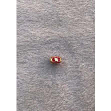 Bayar Gold Altın Bordo Yıldız Küçük Boy Telkari Hülyam Boncuk