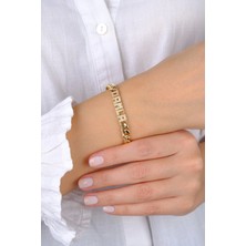 Güzide Kuyumcu 14 Ayar Altın Isimli Bileklik