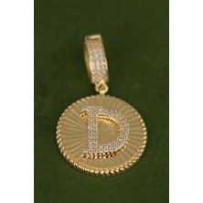 D Harf Altın Kolye Ucu  CGKKLY166