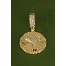 Y Harf Altın Kolye Ucu  CGKKLY171