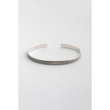 Mistik Gümüş Erkek Kelepçe Bileklik