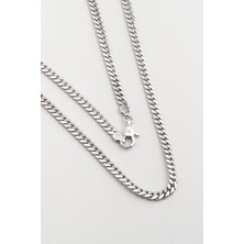 Klasik 60 cm Gümüş Kral Zincir Kolye