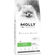 Molly Mini Puppy Kuzu Etli & Yaban Mersinli Küçük Irk Yavru Köpek Maması 2 kg