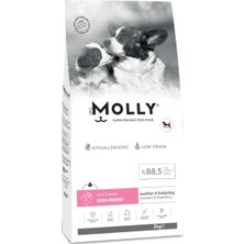 Molly Mini Starter Tavuklu ve Yaban Mersinli Anne ve Yavru Köpek Maması 2 kg