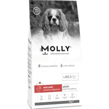 Molly Mini Adult Kuzu Etli & Yaban Mersinli Küçük Irk Yetişkin Köpek Maması 2 kg