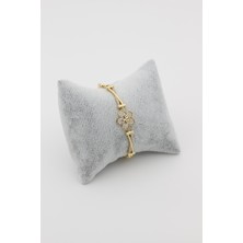 Xuping Jewelry Yaprak Nokta  Taşlı  Model Bileklik