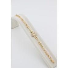 Xuping Jewelry Yaprak Nokta  Taşlı  Model Bileklik