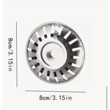 Ikea Tarzı Lavabo Gider Süzgeci