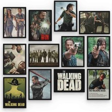 Pi Dekorasyon The Walking Dead 12 Parça Mdf (Ahşap) Tablo Ofis Boyu