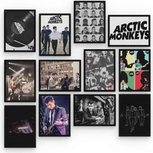 Pi Dekorasyon Arctic Monkeys 12 Parça Mdf (Ahşap) Tablo Ofis Boyu