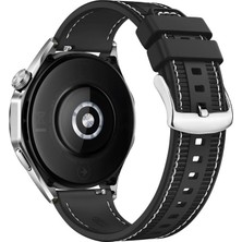 Forzacase 22MM Akıllı Saatler ile Uyumlu Dikişli Kumaş Görünüm Silikon Kordon Kayış - FC910