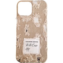 Apple iPhone 15 Uyumlu Jeans Serisi  Denim Kot Desenli Premium Telefon Kılıfı