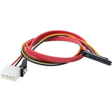 Leonpro 1 Metre 22 Pin Sata Data 7 Pin Sata Molex Power Kablo