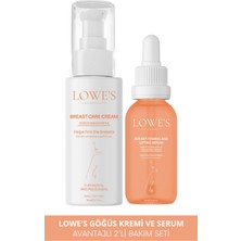 Lowe's Göğüs Toparlayıcı ve C Vitamini ile Zenginleştirilmiş Bakım Kremi 50 ml ve Serum 30 ml