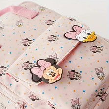 Minnie ve Daisy Duck Baskılı Pembe Sırt Çantası