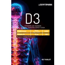Dr. Phytopharma Vitamin D3 1000 Iu 25 Mcg 60 Tablet