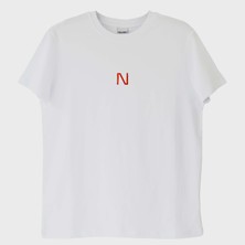 N Logolu Nakışlı T-Shirt