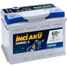 12V 60 Amper Inci Akü