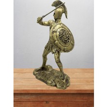 Hector  Biblo 25 cm Mitolojik Kahraman Heykel Dekor Hediyelik Eşya