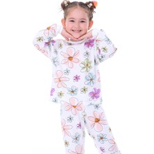 Helenezko Renkli Çiçekli Pijama Takım