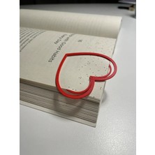 Just3dprintings Kalp Tasarımlı Kitap Ayracı