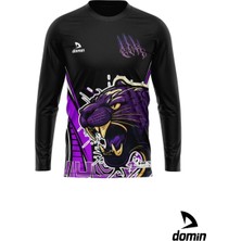 Domin Spor Çocuk Kaleci Forması Kaleci Kazağı Maç Forması Futbol Forması Kids Goalkeeper Jersey Gk