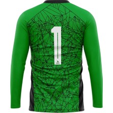 Domin Spor Erkek Uzun Kol Yeşil Maç Futbol Kaleci Forması Goalkeeper Jersey Gk TYC83E7B5A55B23D08