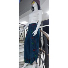 Otantik Nakış İşlemeli Harem Şalvar Pantolon (100 CM)