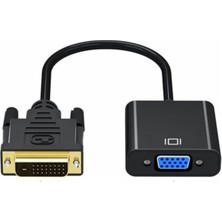 DVI VGA DVI To VGA Aktif Dönüştürücü Kablo (Dvı-D Erkek - Vga)