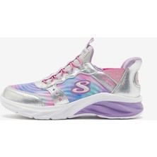 Skechers Coastline Büyük Kız Çocuk Gri Spor Ayakkabı 303592L Smlt