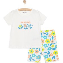 HelloBaby Motto Girl Kız Tshirt-Tayt Kız Bebek
