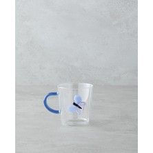 English Home Billie Borosilikat Kupa 310 ml Mavi