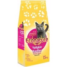 Econature Tavuklu Yetişkin Kedi Maması 15kg