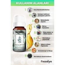 Hava Nemlendiriciler Için Uçucu Oda Koku Yağı Esansiyeli Okaliptus 10 Ml.