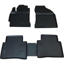 Ford Focus 2019 Sonrası Siyah 4d Refref Kaucuk Havuzlu Oto Paspas Toyota Corolla 4d Kauçuk Tek Ebat