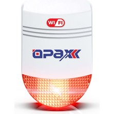 OPAX Bgr-12 Wıfı Kablosuz Mobil Uygulamalı Siren Alarm Sistemi