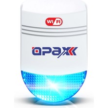 OPAX Bgr-12 Wıfı Kablosuz Mobil Uygulamalı Siren Alarm Sistemi